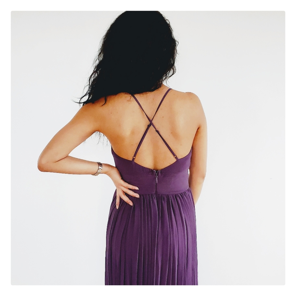 Lulus | Depths of My Love Dusty Purple Maxi Dress